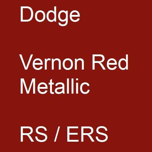 Dodge, Vernon Red Metallic, RS / ERS.